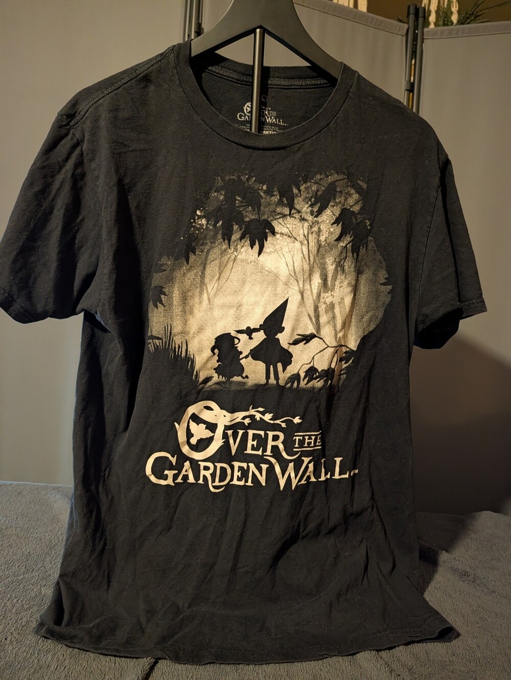 Ripple Junction Black Short Sleeve Tee Over The Garden Wall